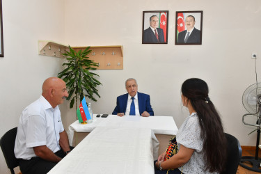 Qubadlı Rayon İcra Hakimiyyətinin  başçısı rayon sakinləri ilə növbəti  səyyar qəbul keçirdi