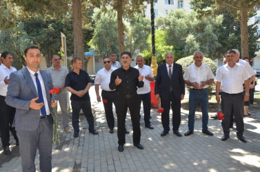 ŞƏHİD RƏHİMLİ ORXAN ELXAN OĞLUNUN DOĞUM  GÜNÜ MÜNASİBƏTİLƏ TƏDBİR KEÇİRİLDİ