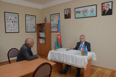 Qubadlı Rayon İcra Hakimiyyətinin  başçısı rayon sakinləri ilə növbəti  səyyar qəbul keçirdi.