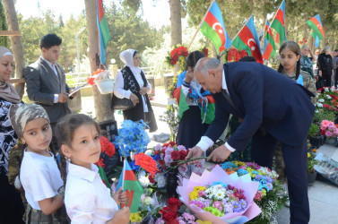 ŞƏHİD RƏHİMLİ ORXAN ELXAN OĞLUNUN DOĞUM  GÜNÜ MÜNASİBƏTİLƏ TƏDBİR KEÇİRİLDİ
