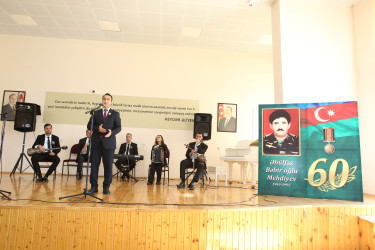 Şəhid Mehdiyev Əbülfəz Bəbir  oğlunun 60 illik yubileyi qeyd olundu.