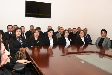 “XOCALI FACİƏSİ ”NİN 34-CÜ İLDÖNÜMÜ  İLƏ ƏLAQƏDAR TƏDBİR KEÇİRİLDİ.