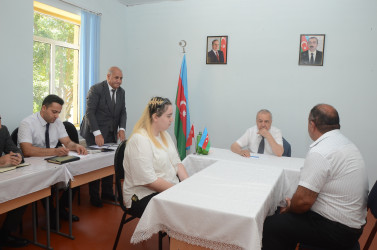 Qubadlı Rayon İcra Hakimiyyətinin  başçısı rayon sakinləri ilə növbəti  səyyar qəbul keçirdi.