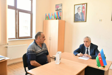 Qubadlı Rayon İcra Hakimiyyətinin  başçısı rayon sakinləri ilə növbəti  səyyar qəbul keçirdi