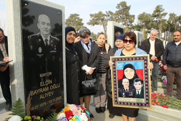 Şəhid Alıyev Elçin Bayram oğlunun anım günü