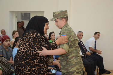 Şəhid mayor Alıyev Elçin Bayram oğlunun 50 yaşının  tamam olması münasibəti ilə tədbir keçirildi.