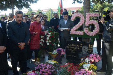 Şəhid Həsənzadə Məhəmmədəli  Hörmət oğlunun anım günü