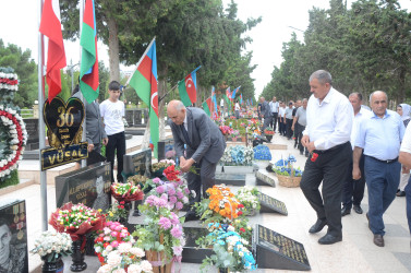 Şəhid Allahverdiyev Vüsal Tahir oğlunun doğum günü ilə əlaqədar  tədbir keçirildi