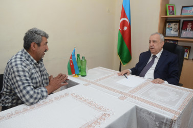 Qubadlı Rayon İcra Hakimiyyətinin  başçısı rayon sakinləri ilə növbəti  səyyar qəbul keçirdi