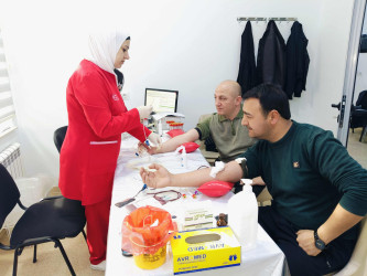 Müqəddəs Ramazan ayı münasibəti  ilə Qanvermə aksiyası keçirildi