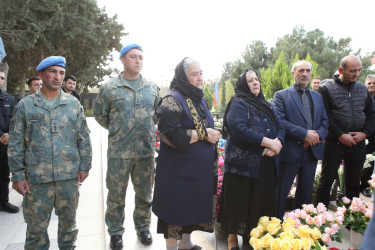 Şəhid İsgəndərov İlkin Camal oğlunun anım günüilə əlaqədar tədbir keçirildi