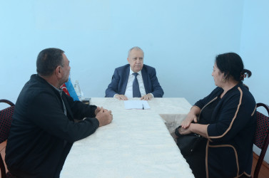 Qubadlı Rayon İcra Hakimiyyətinin  başçısı rayon sakinləri ilə növbəti  səyyar qəbul keçirdi