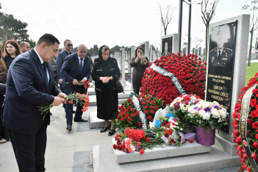 Azərbaycanın Milli Qəhrəmanı,  polkovnik Şükür Həmidovun anım  günü qeyd olunub
