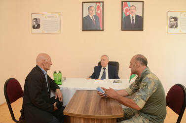 Qubadlı Rayon İcra Hakimiyyətinin  başçısı rayon sakinləri ilə növbəti  səyyar qəbul keçirdi