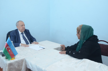 Qubadlı Rayon İcra Hakimiyyətinin  başçısı rayon sakinləri ilə növbəti  səyyar qəbul keçirdi