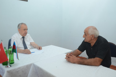 Qubadlı Rayon İcra Hakimiyyətinin  başçısı rayon sakinləri ilə növbəti  səyyar qəbul keçirdi.