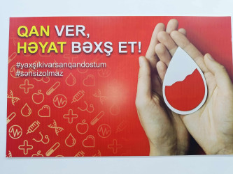 Müqəddəs Ramazan ayı münasibəti  ilə Qanvermə aksiyası keçirildi