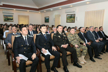 Respublikada aktual olan və artım  dinamikası müşahidə edilən ictimai təhlükəli əməllərin qarşısının alınması mövzusunda tədbir keçirildi