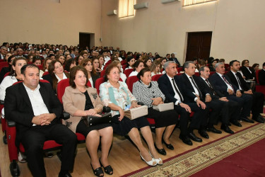 5 oktyabr - Beynəlxalq  Müəllimlər Günü münasibətilə  tədbir keçirildi