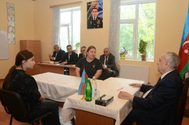 Qubadlı Rayon İcra Hakimiyyətinin  başçısı rayon sakinləri ilə növbəti  səyyar qəbul keçirdi