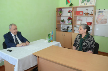 Qubadlı Rayon İcra Hakimiyyətinin başçısı rayon sakinləri ilə növbəti səyyar qəbul keçirdi