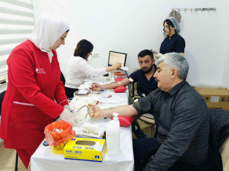 Müqəddəs Ramazan ayı münasibəti  ilə Qanvermə aksiyası keçirildi