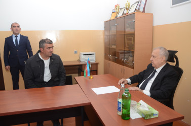 Qubadlı Rayon İcra Hakimiyyətinin  başçısı rayon sakinləri ilə növbəti  səyyar qəbul keçirdi.