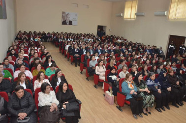 “8 Mart Beynəlxalq Qadınlar Günü” münasibəti ilə tədbir keçirildi.