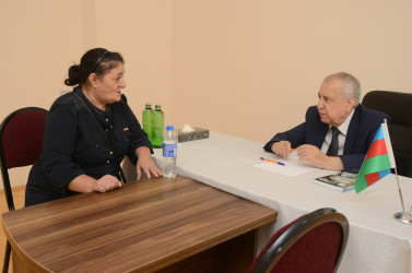 Qubadlı Rayon İcra Hakimiyyətinin  başçısı rayon sakinləri ilə növbəti  səyyar qəbul keçirdi