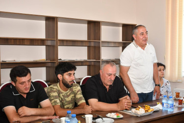 Qubadlı rayonunun Çaytumas kəndinin qəhrəman şəhidlərinə həsr olunan “Əbədiyyət dastanı” kitabının təqdimatı keçirilib