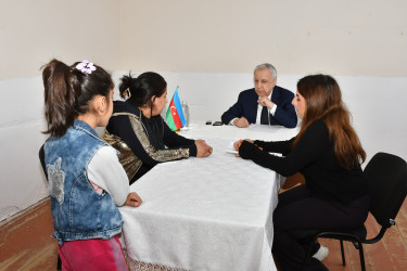 Qubadlı Rayon İcra Hakimiyyətinin  başçısı rayon sakinləri ilə növbəti  səyyar qəbul keçirdi