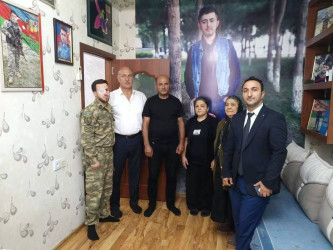 ANIM GÜNÜ ƏRƏFƏSİNDƏ ŞƏHİD  AİLƏLƏRİ VƏ QAZİLƏRLƏ GÖRÜŞ TƏŞKİL OLUNDU