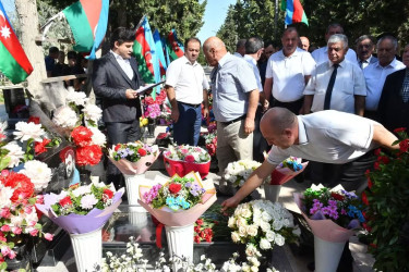 Şəhid jurnalist Abışov Sirac Abış  oğlunun doğum günü qeyd olundu