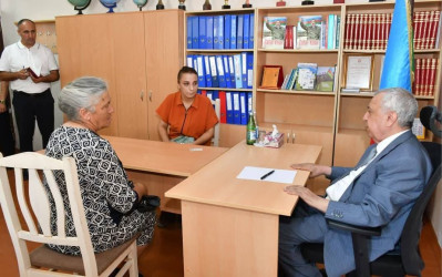 Qubadlı Rayon İcra Hakimiyyətinin  başçısı rayon sakinləri ilə növbəti  səyyar qəbul keçirdi