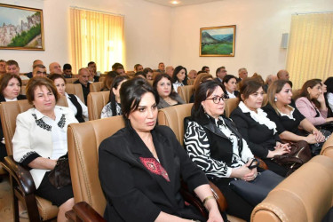Qubadlı rayonunda Prezident cənab  İlham Əliyevin Yeni Azərbaycan  Partiyasının VIII Qurultayındakı  nitqindən irəli gələn vəzifələrə dair  müşavirə keçirilib