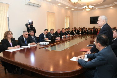 12 noyabr - Müstəqil dövlətimizin ilk Konstitusiyasının  qəbul edilməsinin 30-cu ildönümü ilə əlaqədar tədbir