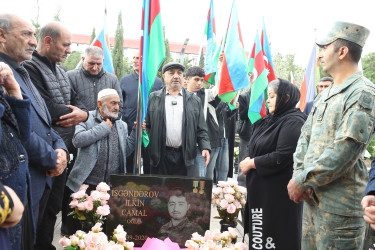 Şəhid İsgəndərov İlkin Camal oğlunun anım günüilə əlaqədar tədbir keçirildi
