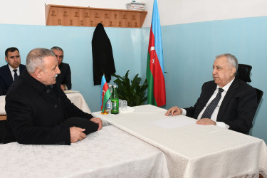 Qubadlı Rayon İcra Hakimiyyətinin  başçısı rayon sakinləri ilə növbəti  səyyar qəbul keçirdi