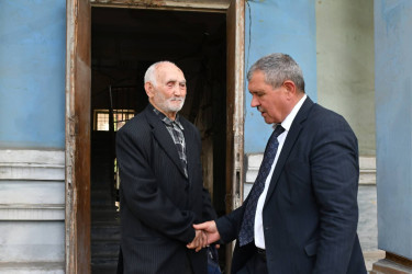 Beynəlxalq Ailə Günündə Qubadlının uzunömürlü ailələrindən biri olan Babayevlər ailəsi ziyarət olundu
