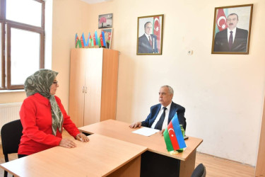 Qubadlı Rayon İcra Hakimiyyətinin  başçısı rayon sakinləri ilə növbəti  səyyar qəbul keçirdi