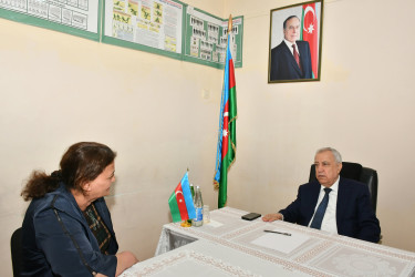Qubadlı Rayon İcra Hakimiyyətinin  başçısı rayon sakinləri ilə növbəti  səyyar qəbul keçirdi