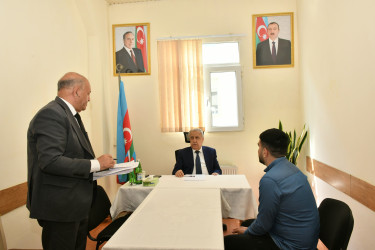 Qubadlı Rayon İcra Hakimiyyətinin  başçısı rayon sakinləri ilə növbəti  səyyar qəbul keçirdi