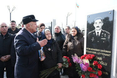 Vətən Müharibəsi Qəhrəmanı, şəhid polkovnik-leytenant  Ağayev Vüqar Əhməd oğlunun doğum günü münasibətilə  tədbir keçirildi