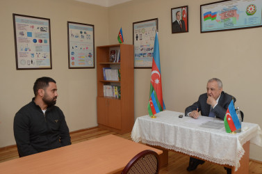 Qubadlı Rayon İcra Hakimiyyətinin  başçısı rayon sakinləri ilə növbəti  səyyar qəbul keçirdi.