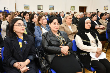 Əməkdar müəllim, "Şərəf nişanı" ordenli İsfəndiyar Haqverdi oğlu İbrahimovun xatirəsinə həsr olunmuş tədbir keçirildi
