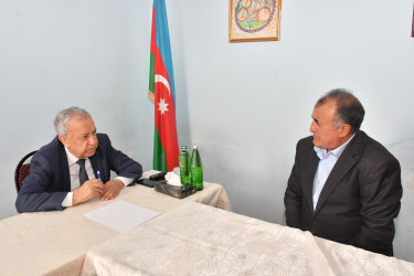 Qubadlı Rayon İcra Hakimiyyətinin  başçısı rayon sakinləri ilə növbəti  səyyar qəbul keçirdi