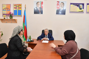 Qubadlı Rayon İcra Hakimiyyətinin  başçısı rayon sakinləri ilə növbəti  səyyar qəbul keçirdi