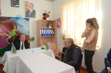 Qubadlı Rayon İcraHakimiyyətinin  başçısı rayon sakinləri ilə növbəti  səyyar qəbul keçirdi.