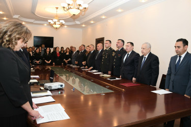 12 noyabr - Müstəqil dövlətimizin ilk Konstitusiyasının  qəbul edilməsinin 30-cu ildönümü ilə əlaqədar tədbir