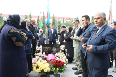 Şəhid İsgəndərov İlkin Camal oğlunun anım günüilə əlaqədar tədbir keçirildi